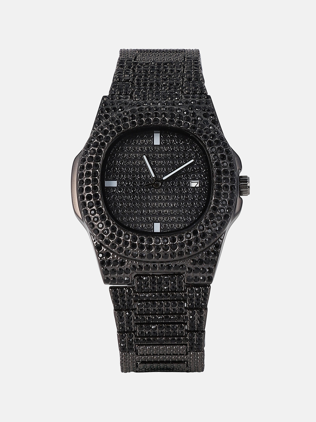 The Bijou Cirq Cushion Watch - Onyx Black