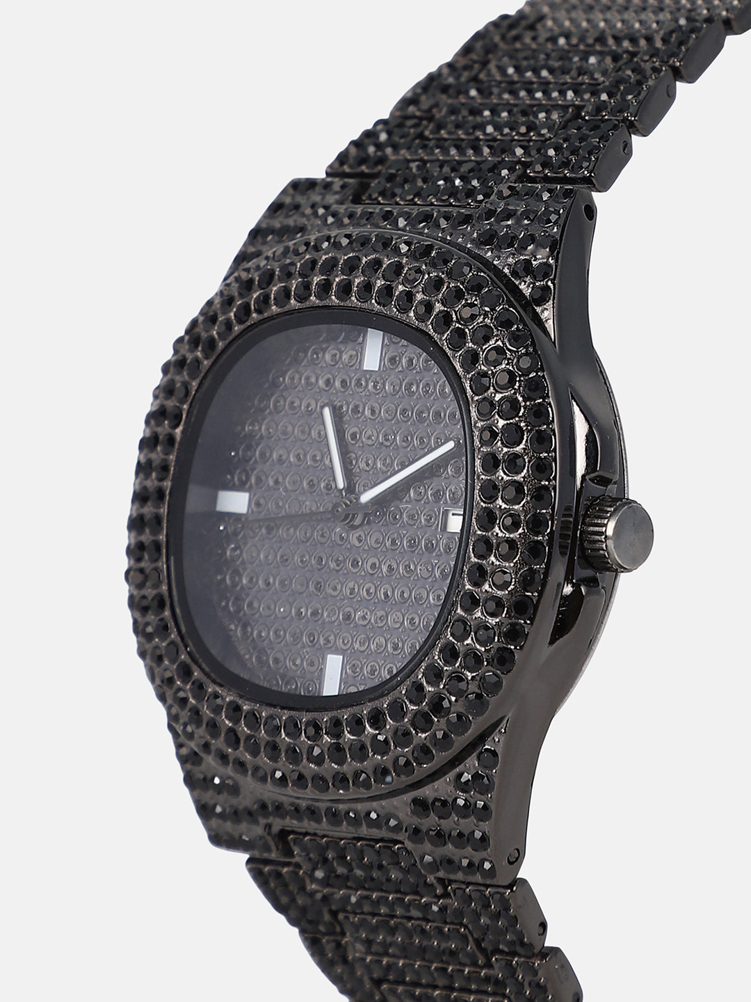 The Bijou Cirq Cushion Watch - Onyx Black