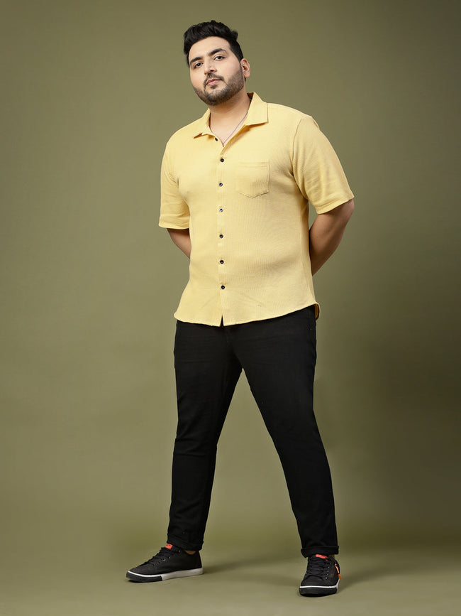 Men Bold Print Cotton Fabric Jersey Oversized Tshirt
