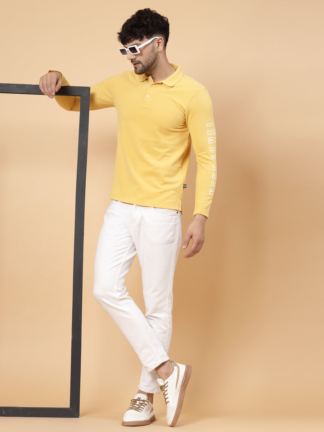 Men Level Up Polo T-Shirt