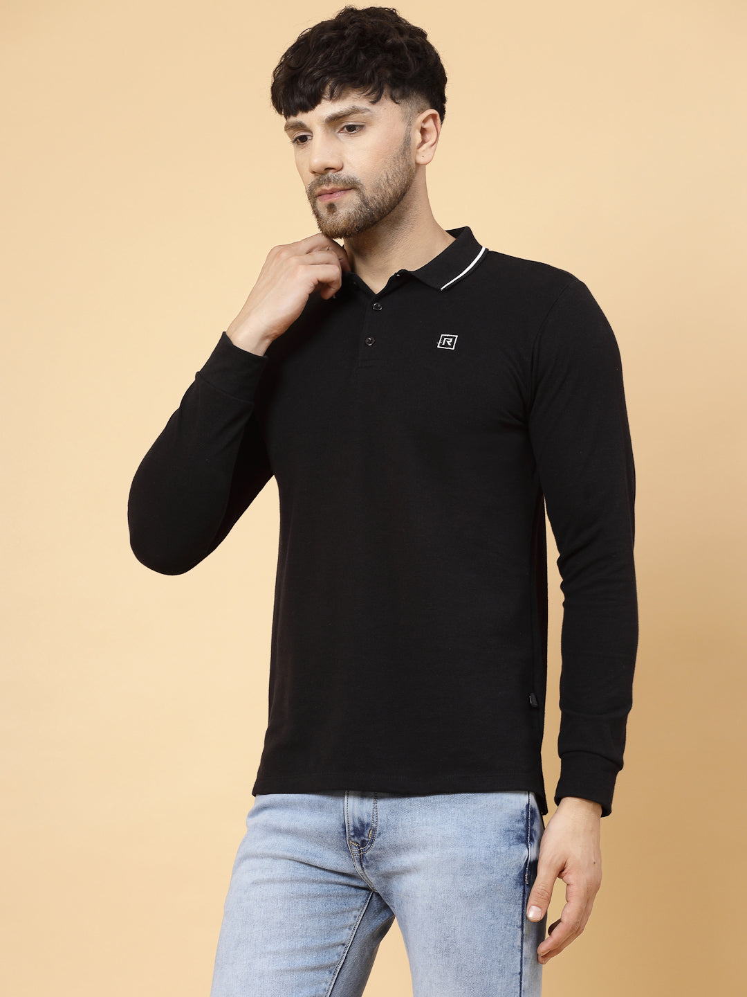 Men Minimalist Polo Tshirt