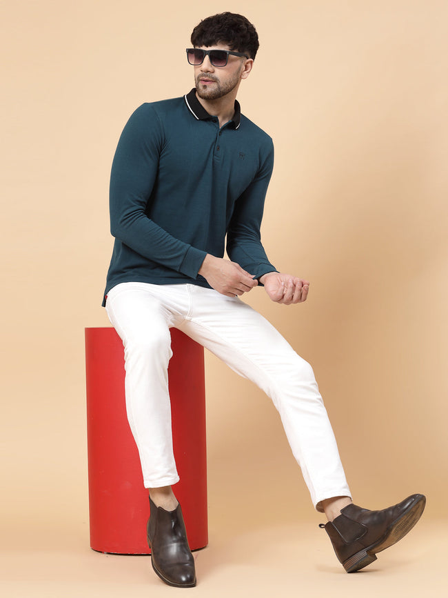 Men Minimalist Polo Tshirt