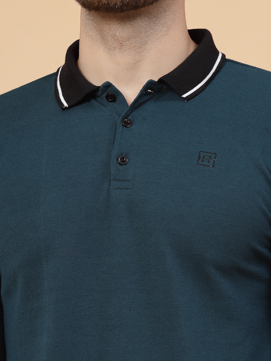 Men Minimalist Polo Tshirt