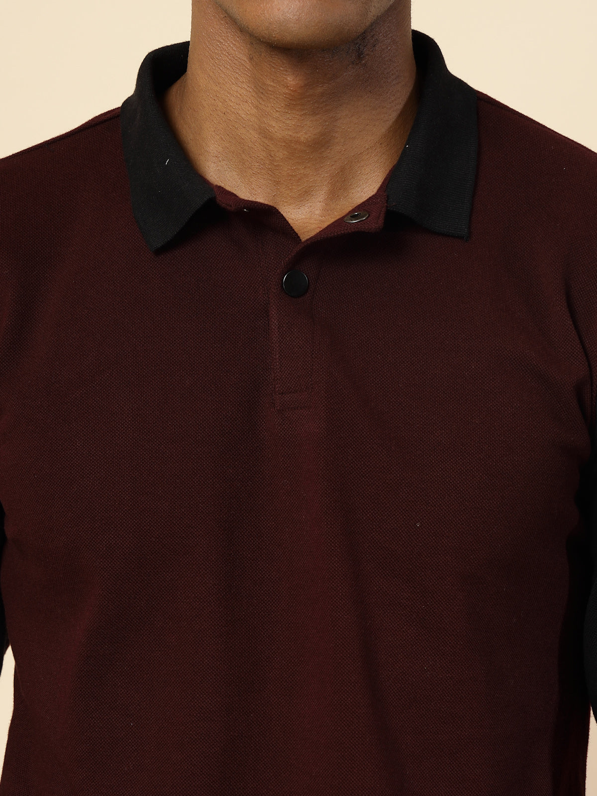 Men Polo Colorblock TShirt