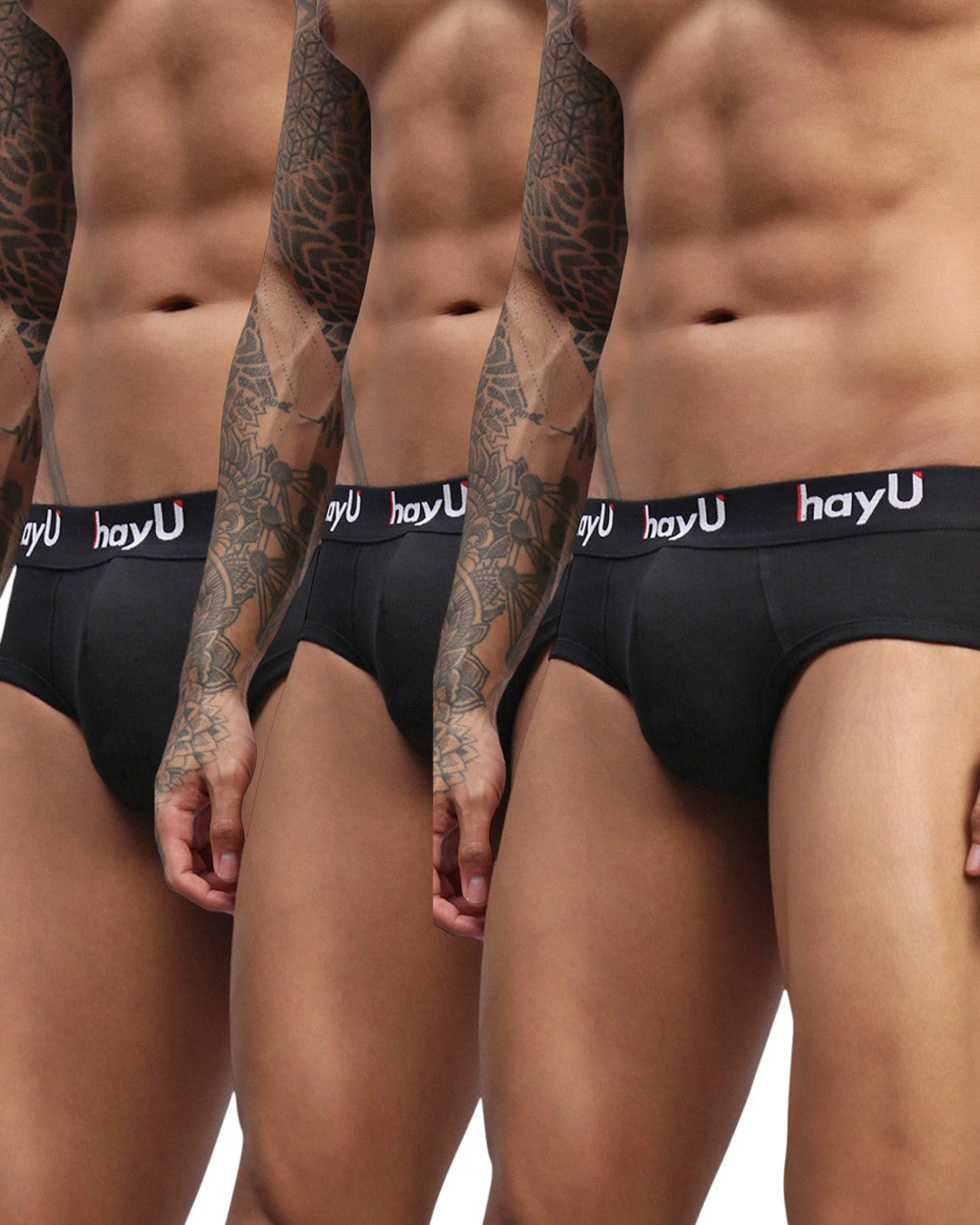 Men Pack of 3 Pure Cotton Brief