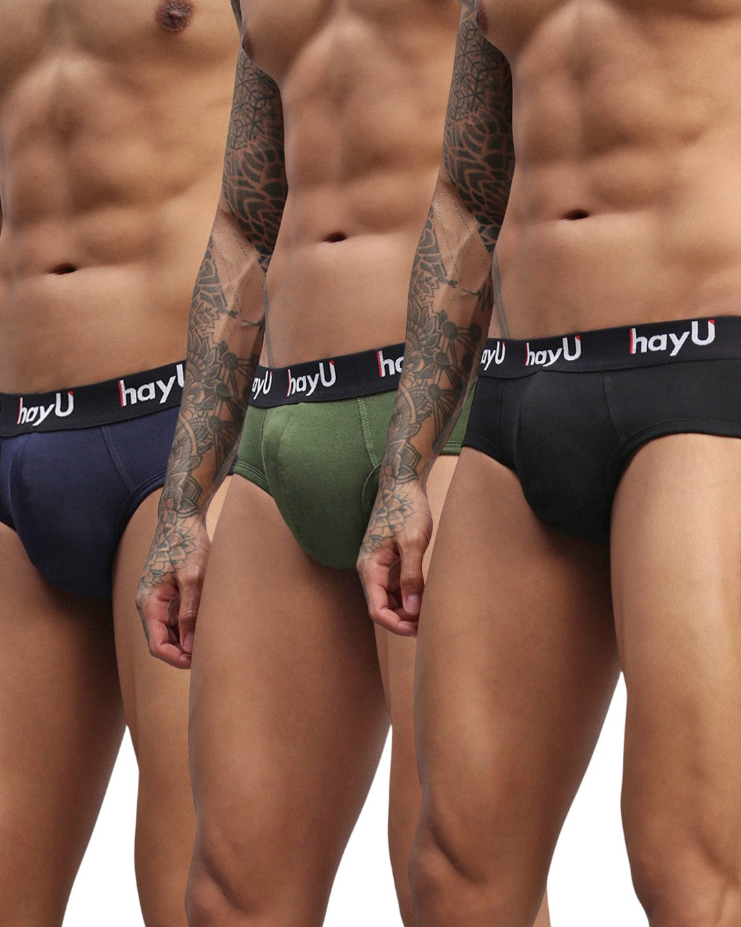 Men Pack of 3 Pure Cotton Brief
