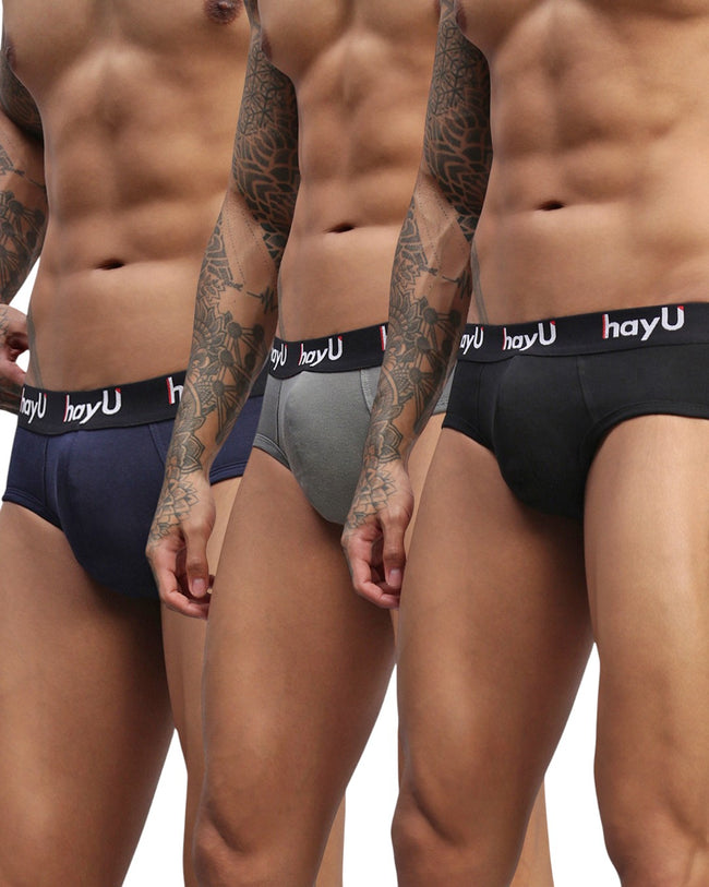 Men Pack of 3 Pure Cotton Brief