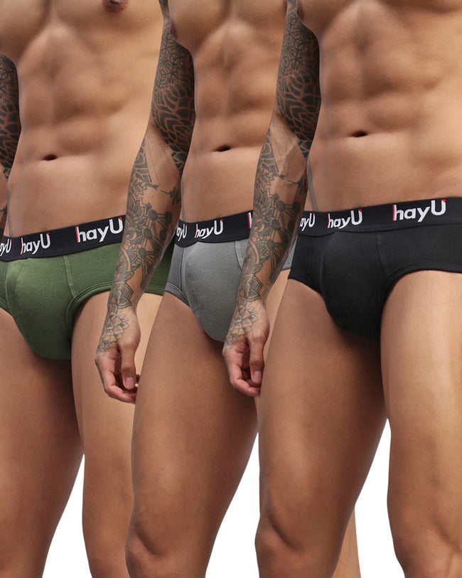 Men Pack of 3 Pure Cotton Brief