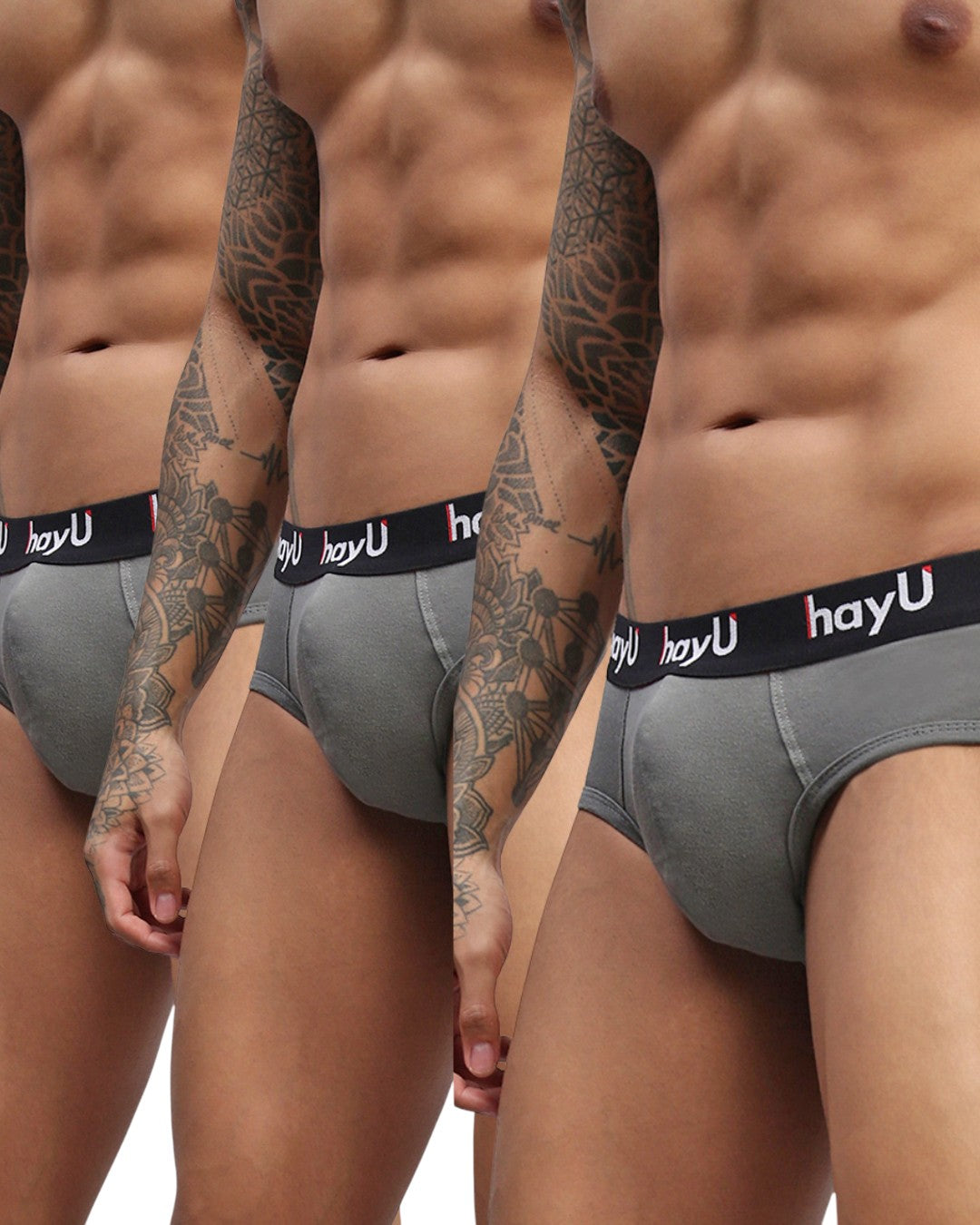Men Pack of 3 Pure Cotton Brief