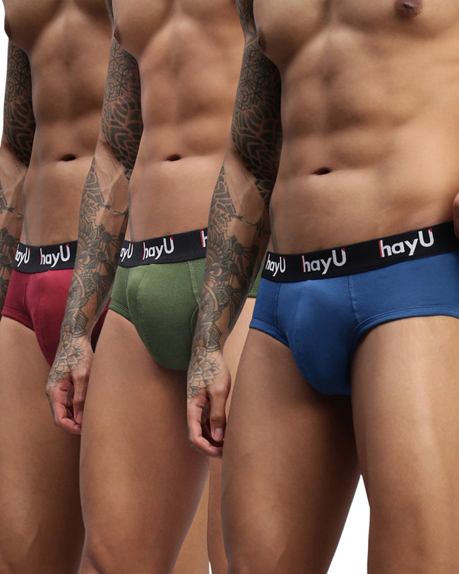 Men Pack of 3 Pure Cotton Brief