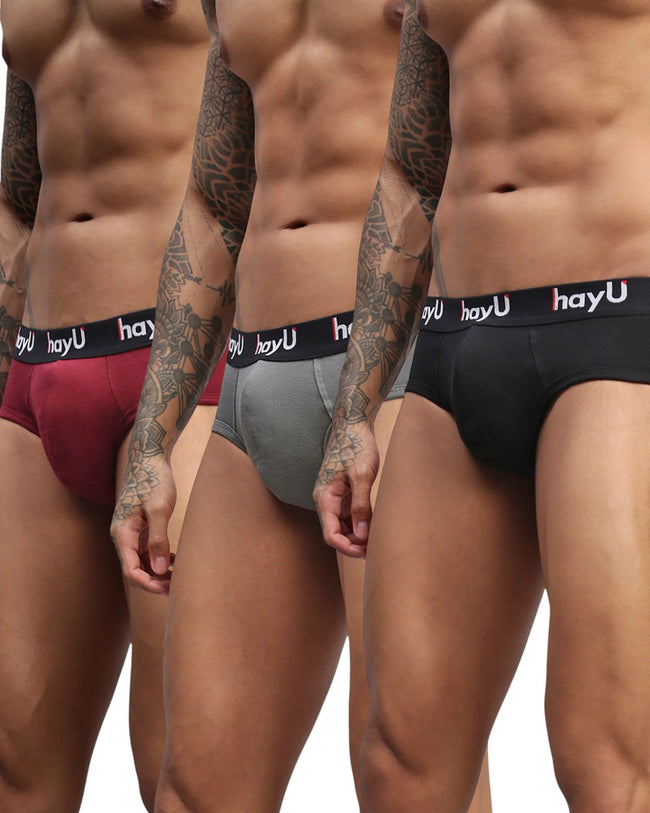 Men Pack of 3 Pure Cotton Brief
