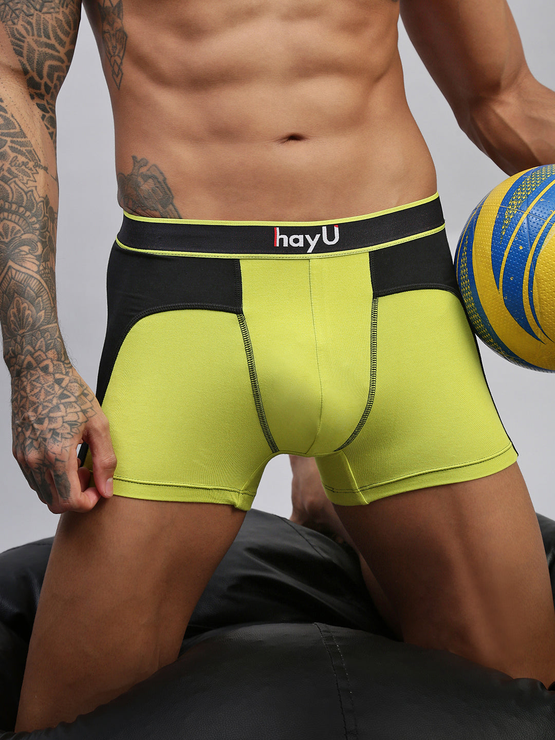 Men Pack of 3 Modal Dual Colour Trunks