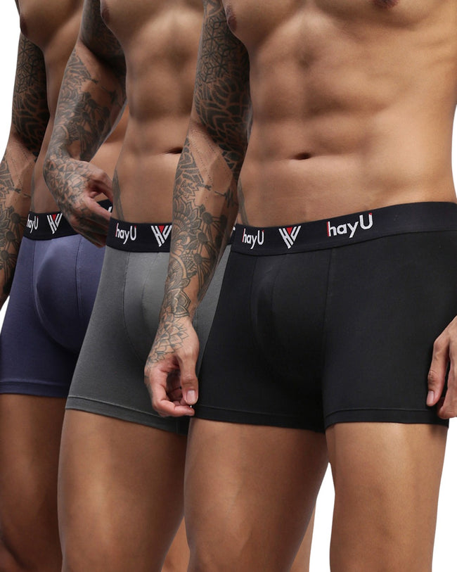 Men Pack of 3 Cotton Stretch Trunks