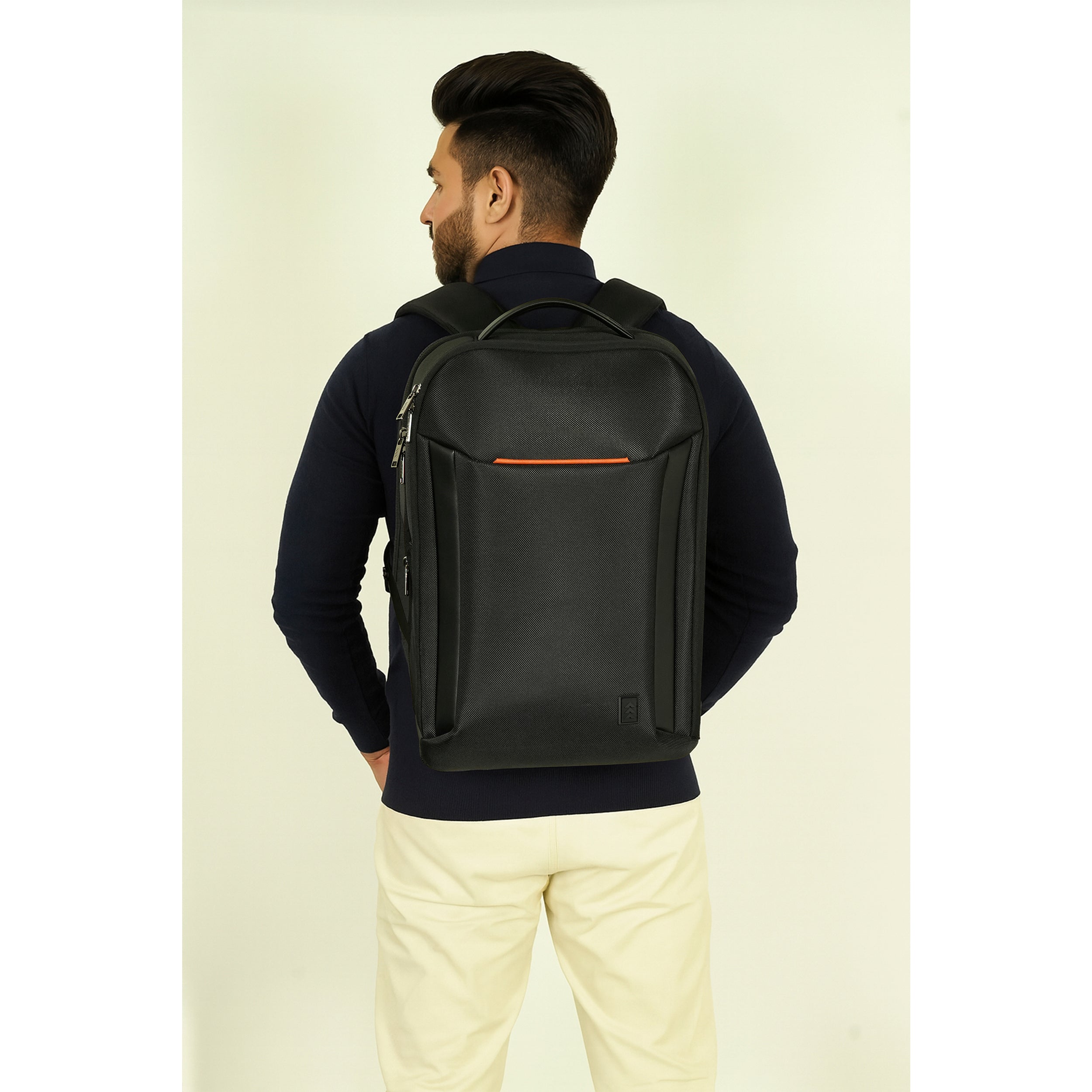 Black Monopack Medium 15.6 Inch Laptop Backpack