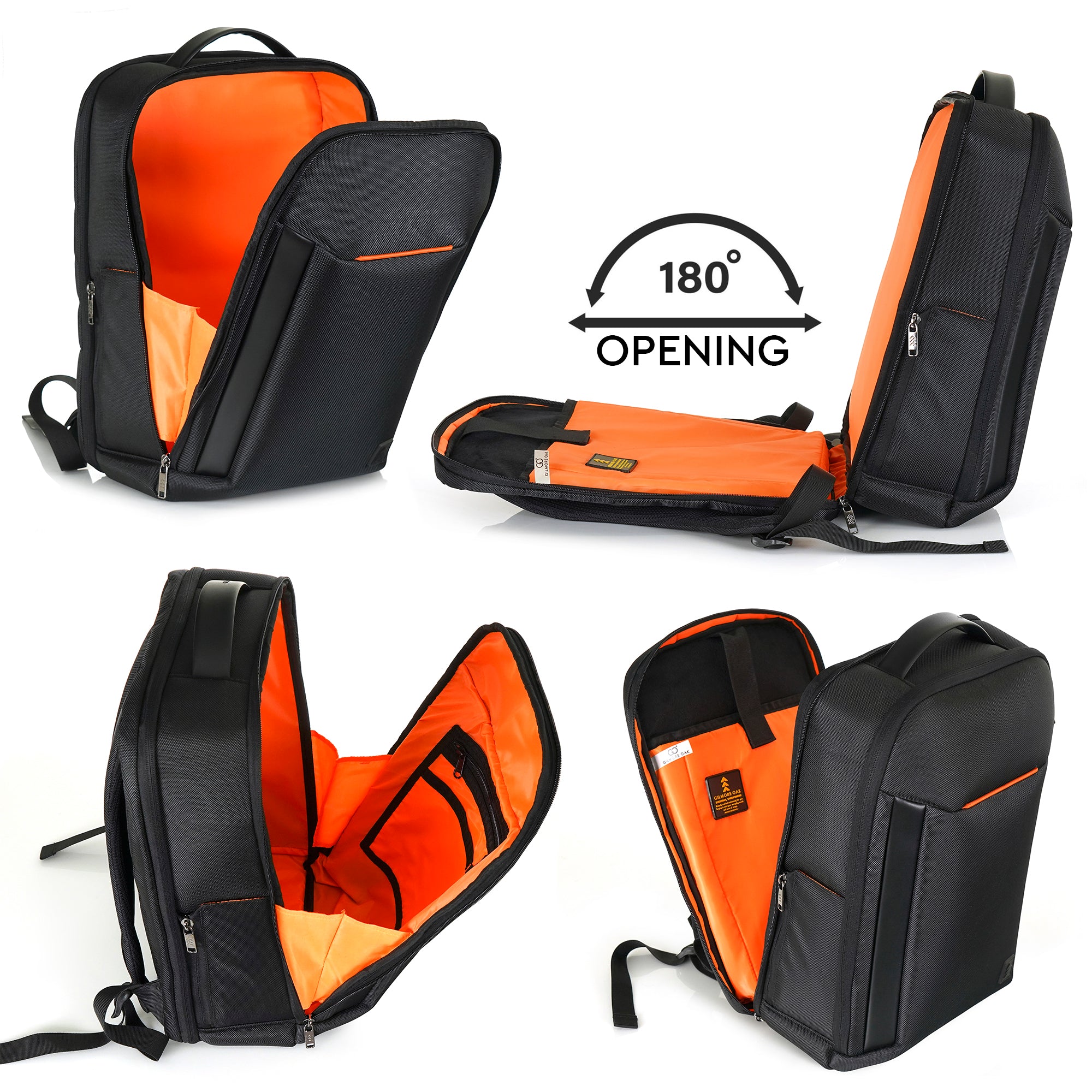 Black Monopack Medium 15.6 Inch Laptop Backpack