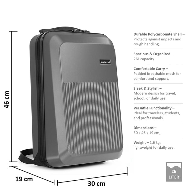 Grey Maverick Medium 15.6 Inch Laptop Backpack