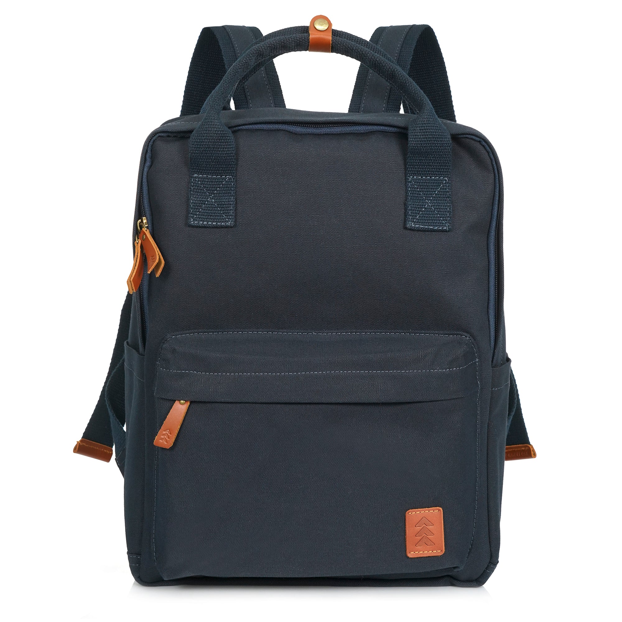 Blue Dustin Unisex Eco Friendly Canvas Backpack