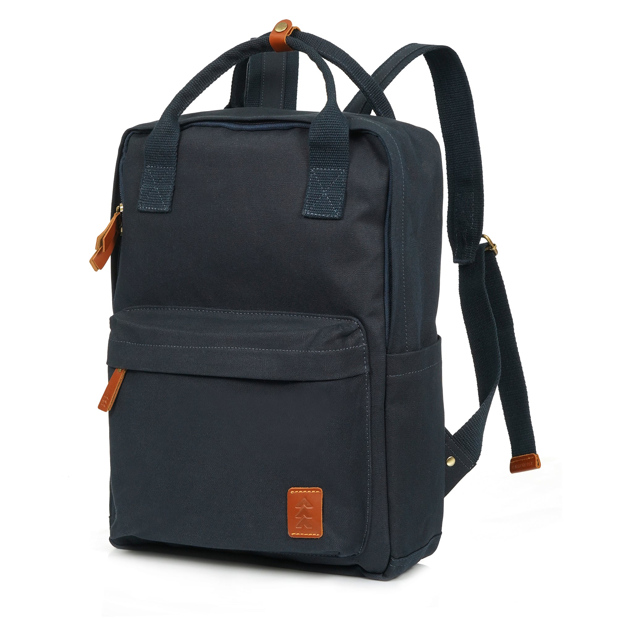 Blue Dustin Unisex Eco Friendly Canvas Backpack