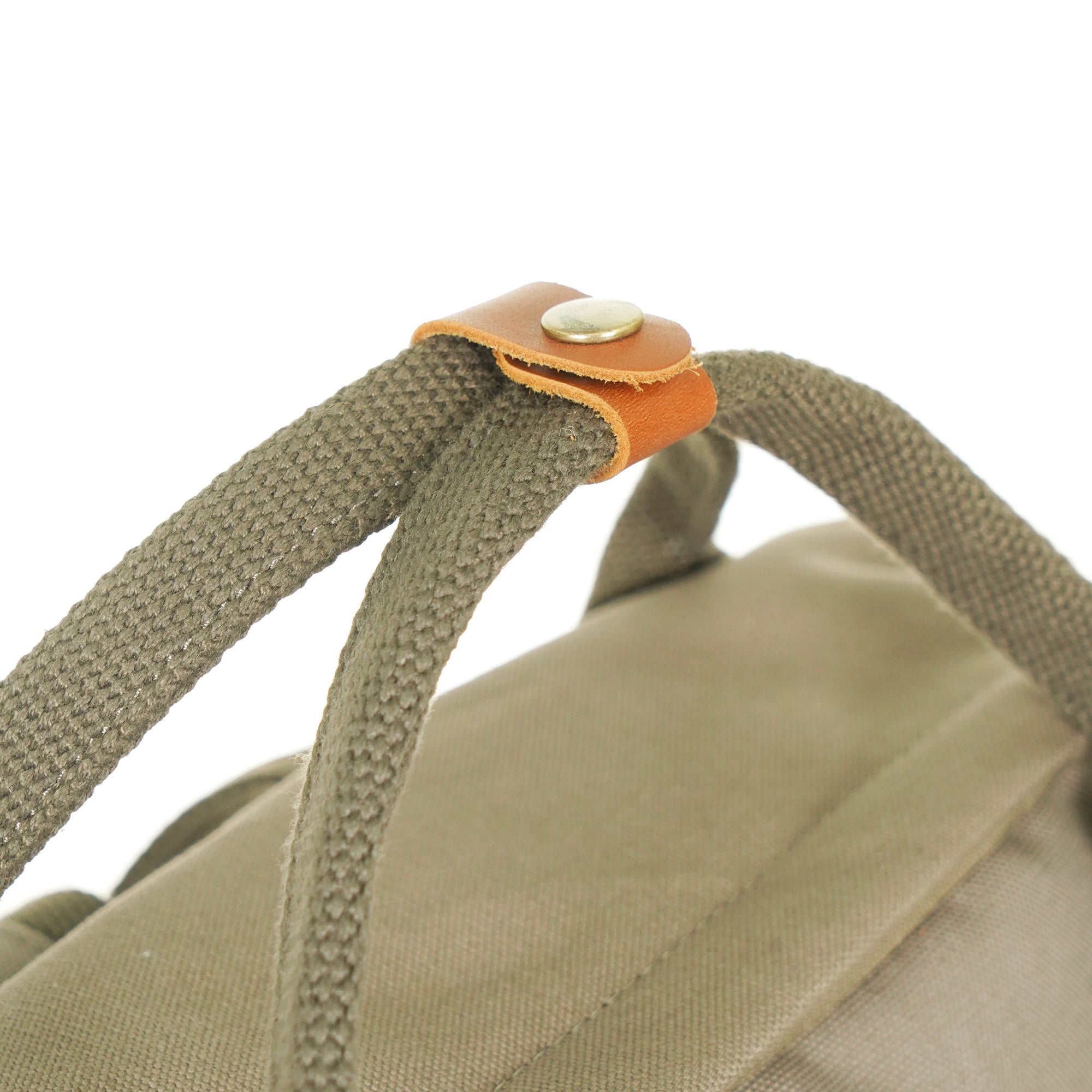Green Dustin Unisex Eco Friendly Canvas Backpack