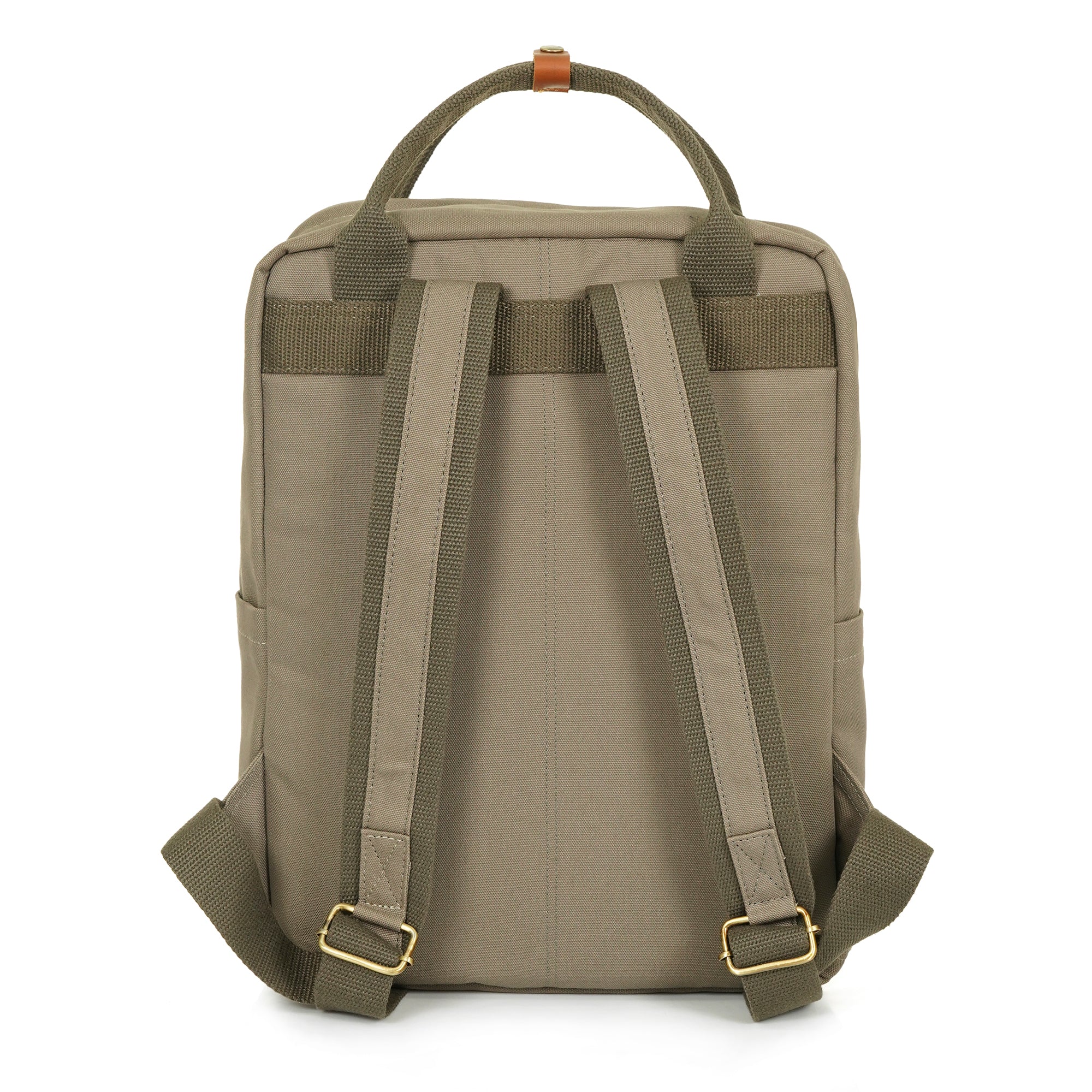 Green Dustin Unisex Eco Friendly Canvas Backpack