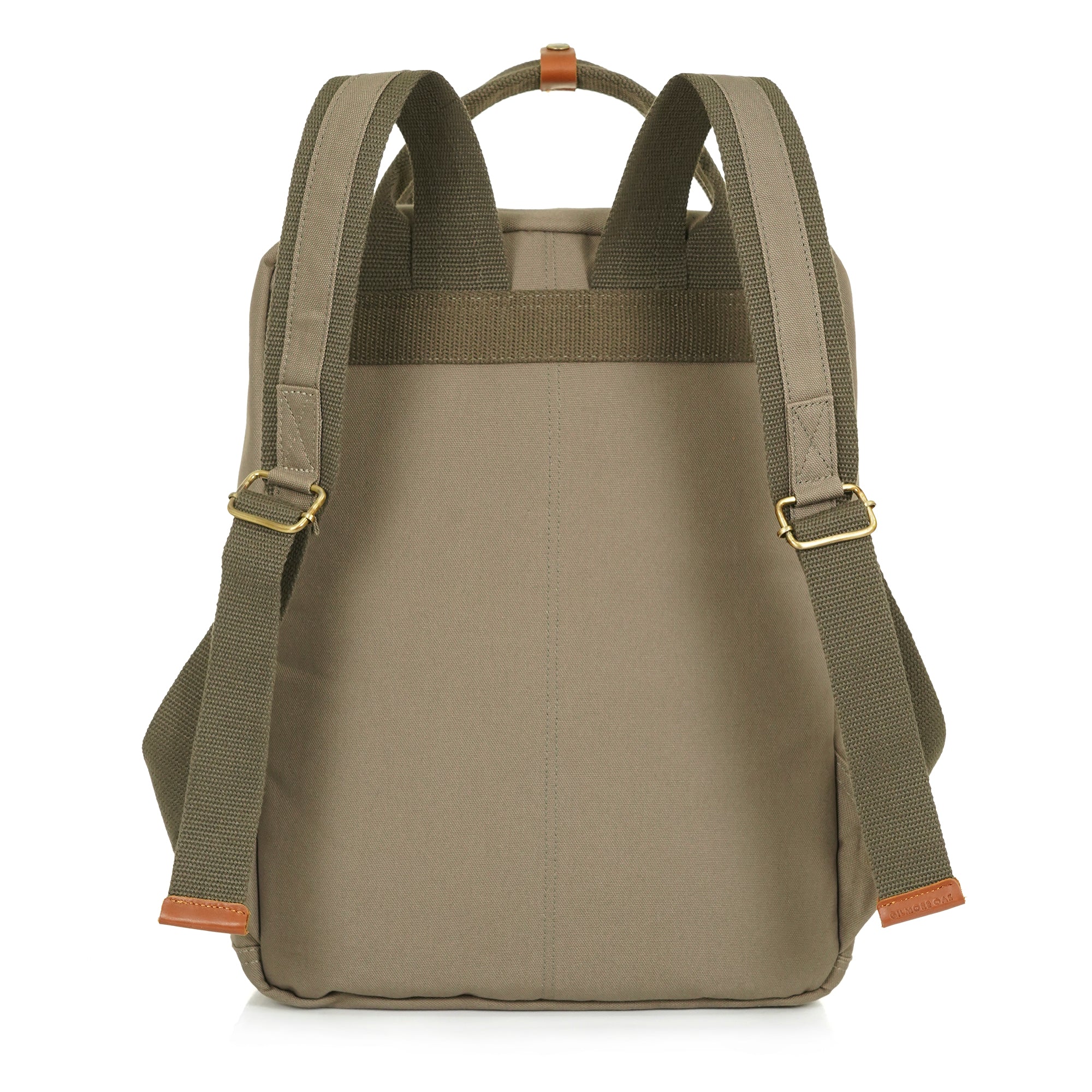 Green Dustin Unisex Eco Friendly Canvas Backpack
