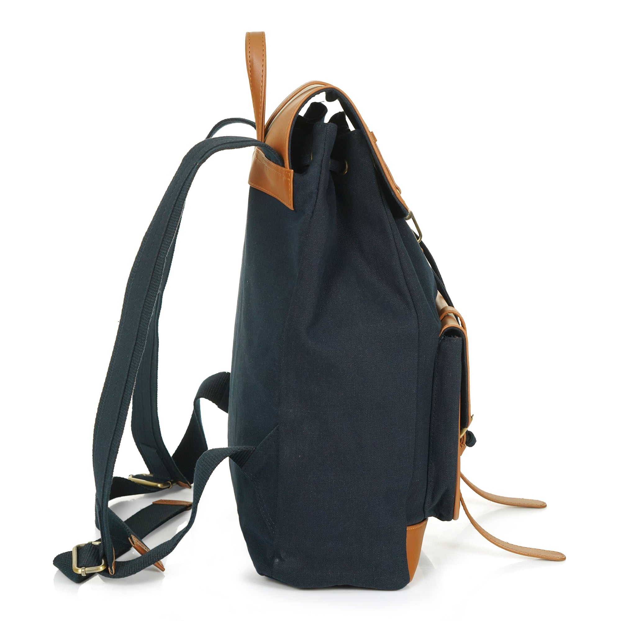 Blue Jimmy Unisex Eco Friendly Canvas Backpack