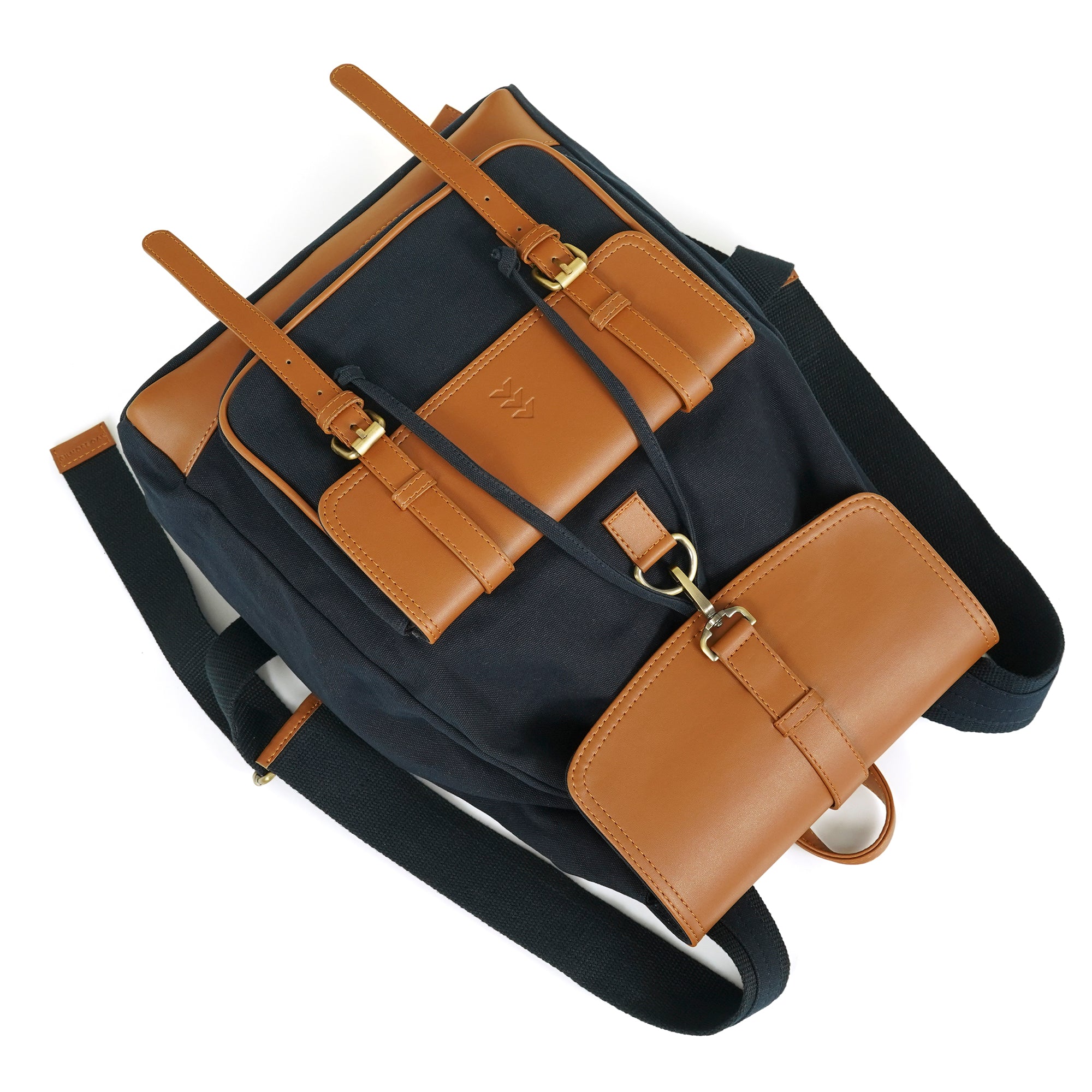Blue Jimmy Unisex Eco Friendly Canvas Backpack