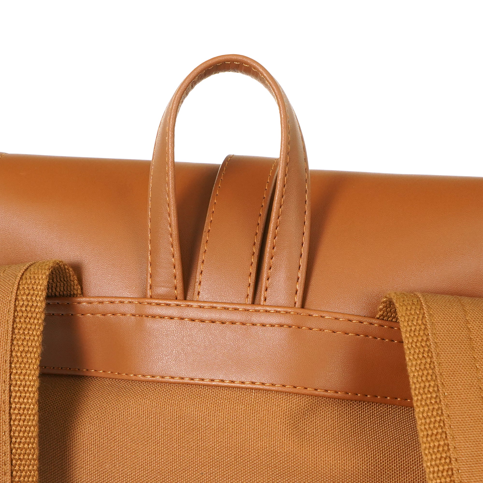 Beige Jimmy Unisex Eco Friendly Canvas Backpack