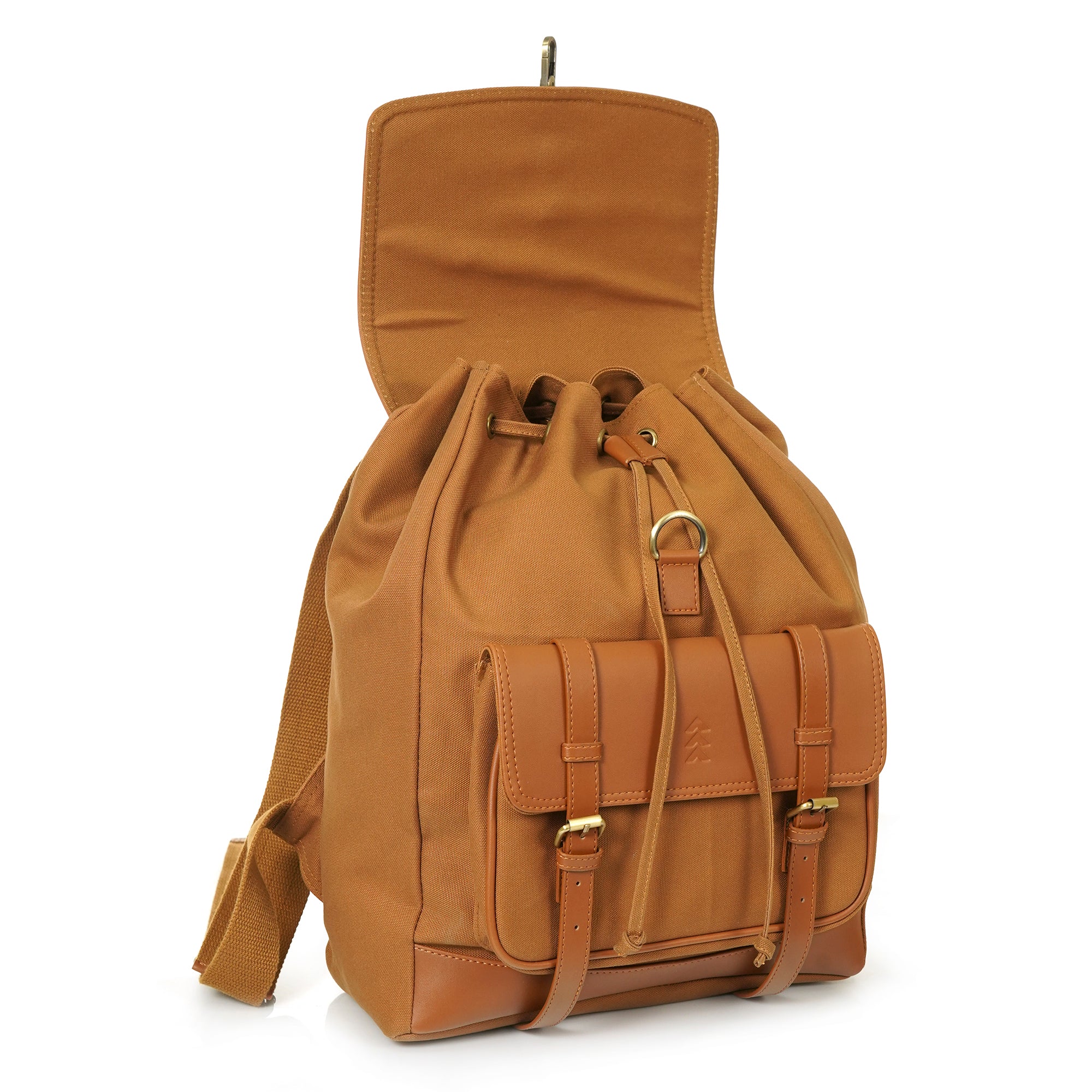 Beige Jimmy Unisex Eco Friendly Canvas Backpack
