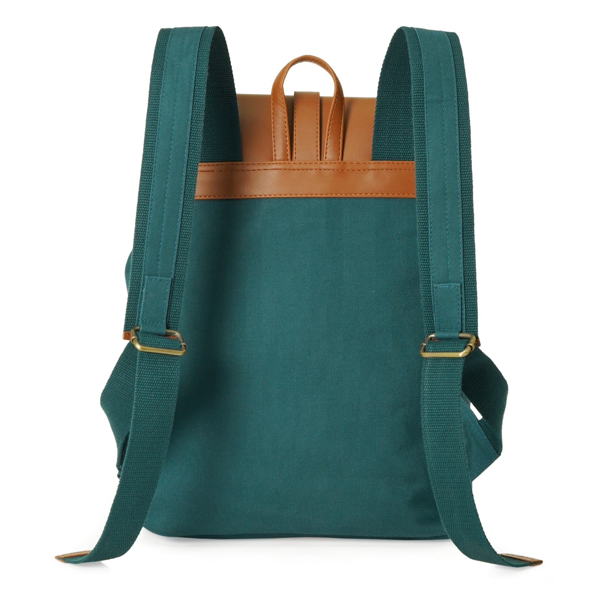 Teal Jimmy Unisex Eco Friendly Canvas Backpack