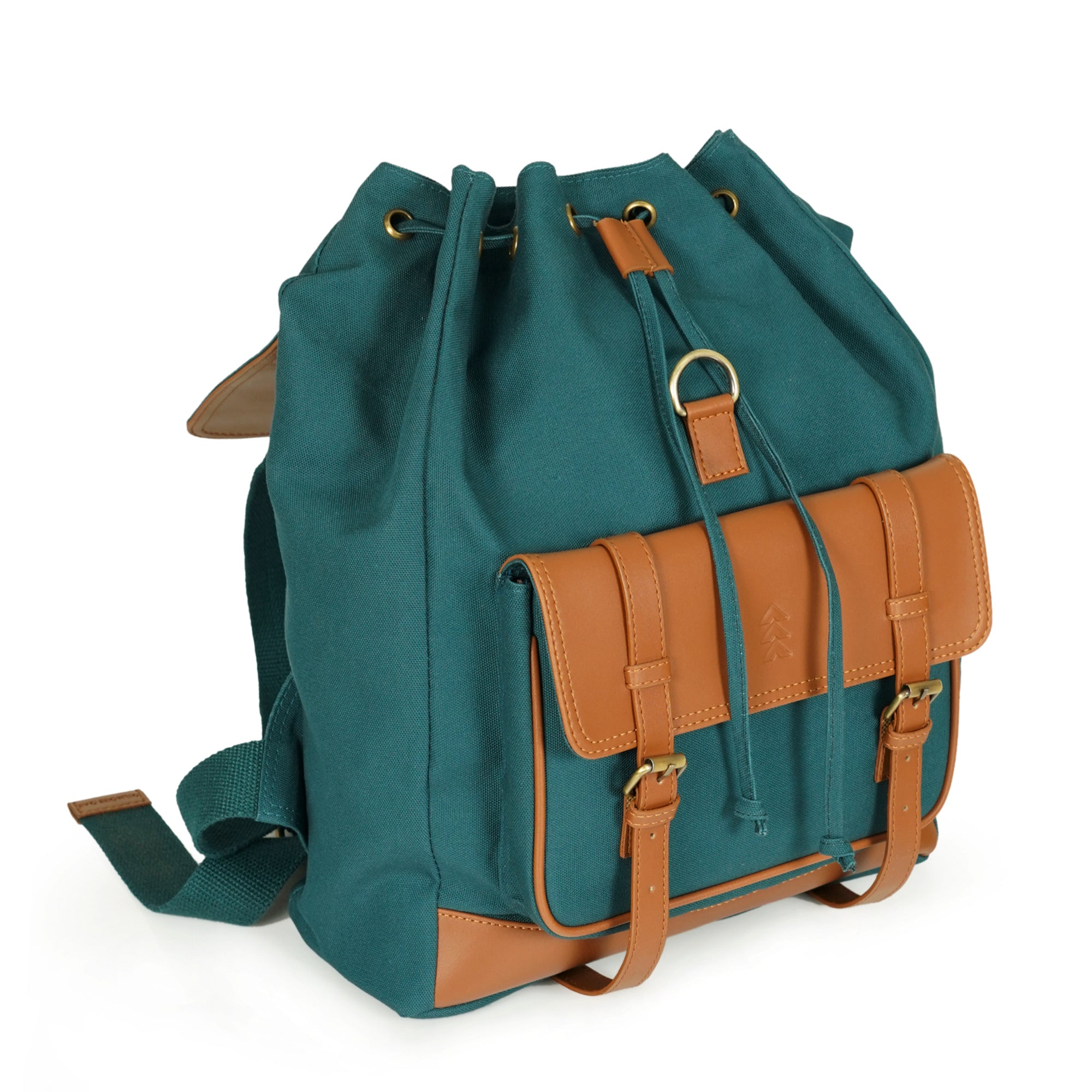 Teal Jimmy Unisex Eco Friendly Canvas Backpack