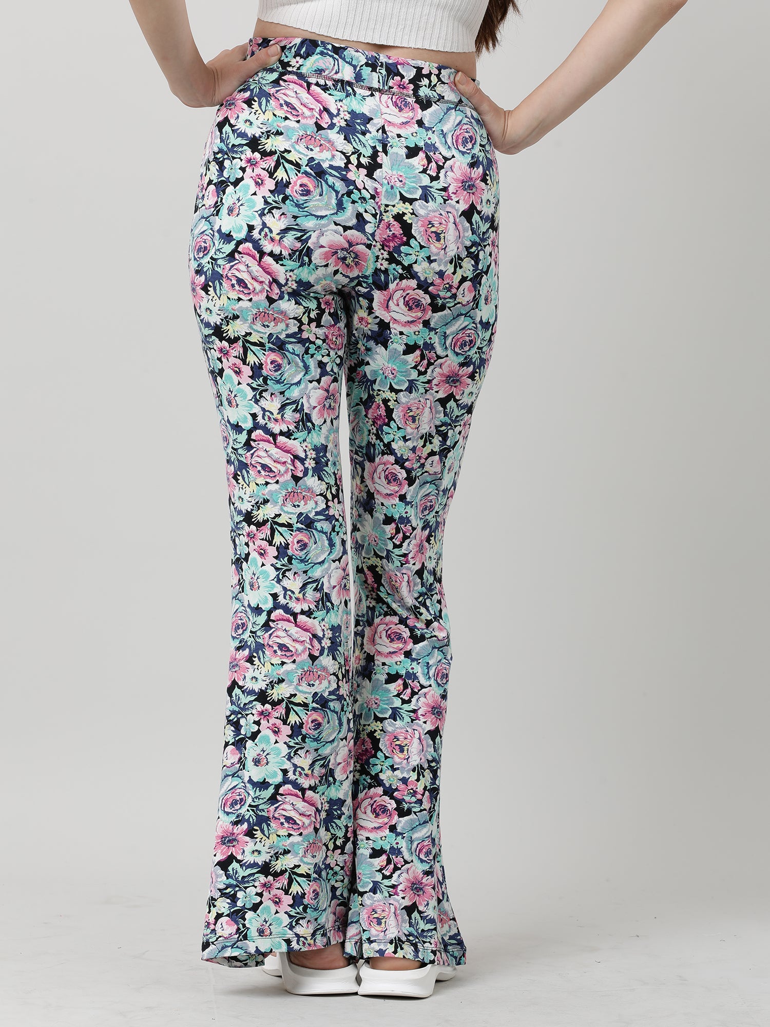 Women Floral Print Lounge Pants