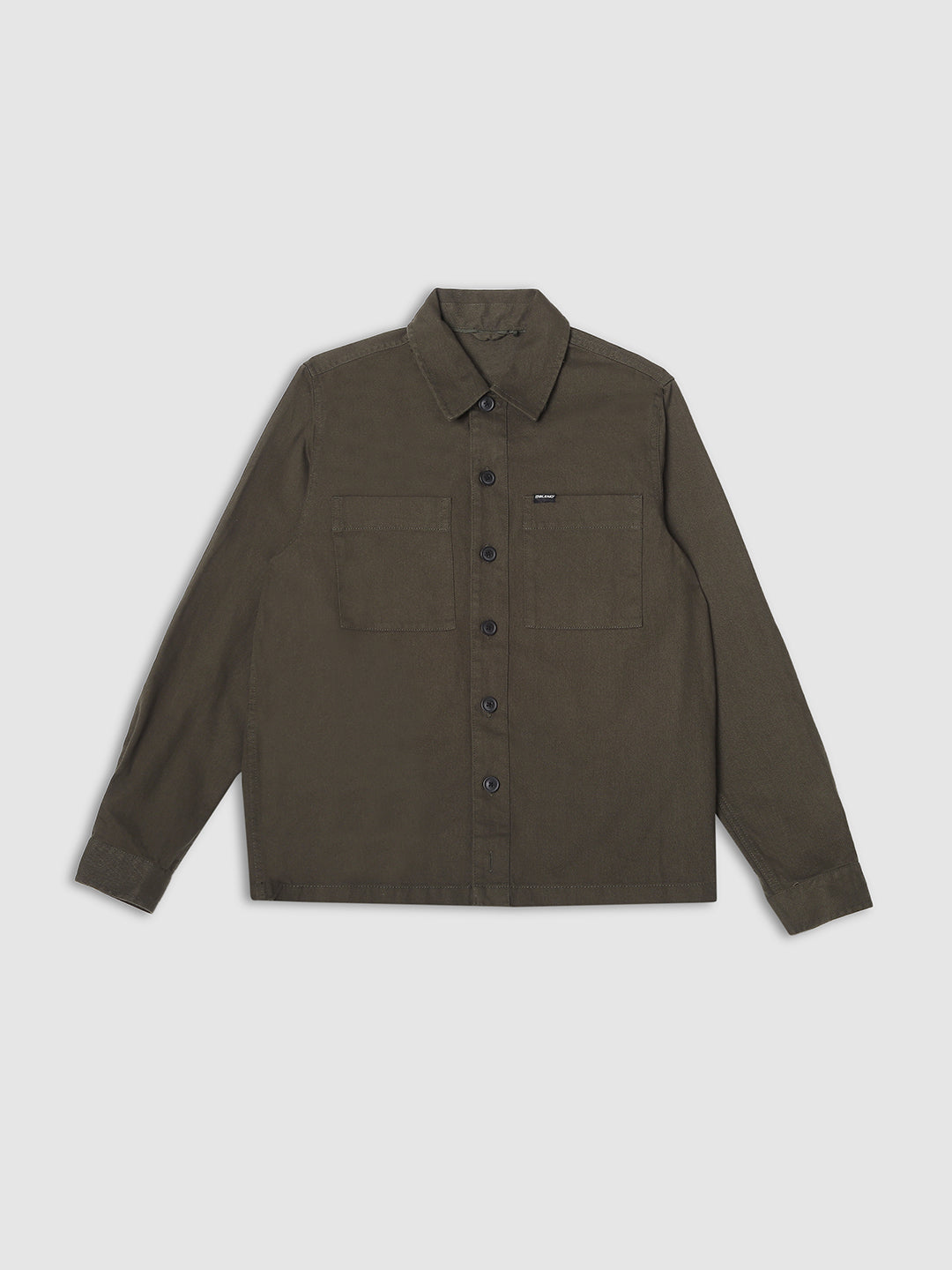 Men Olive Comfort Fit Shirt