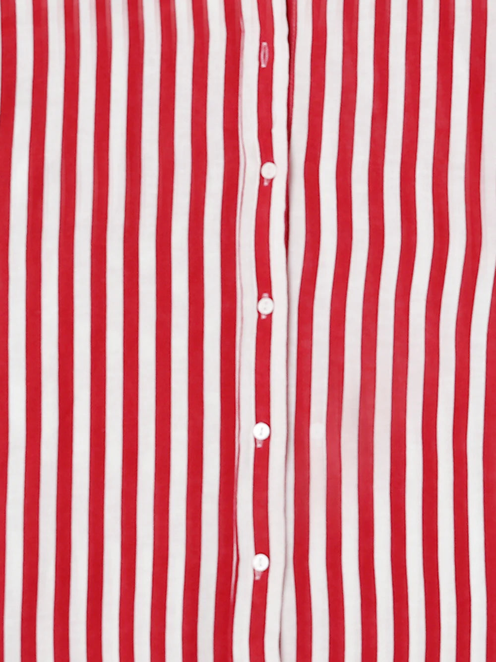 Women Red Striped Comfort Fit Shirt