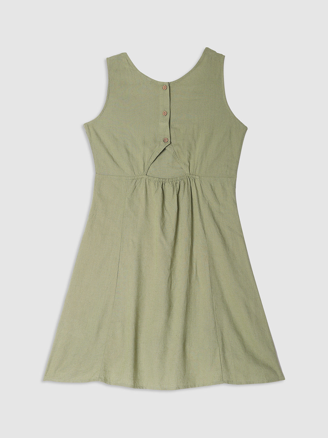 Women Olive Regular Fit Dress