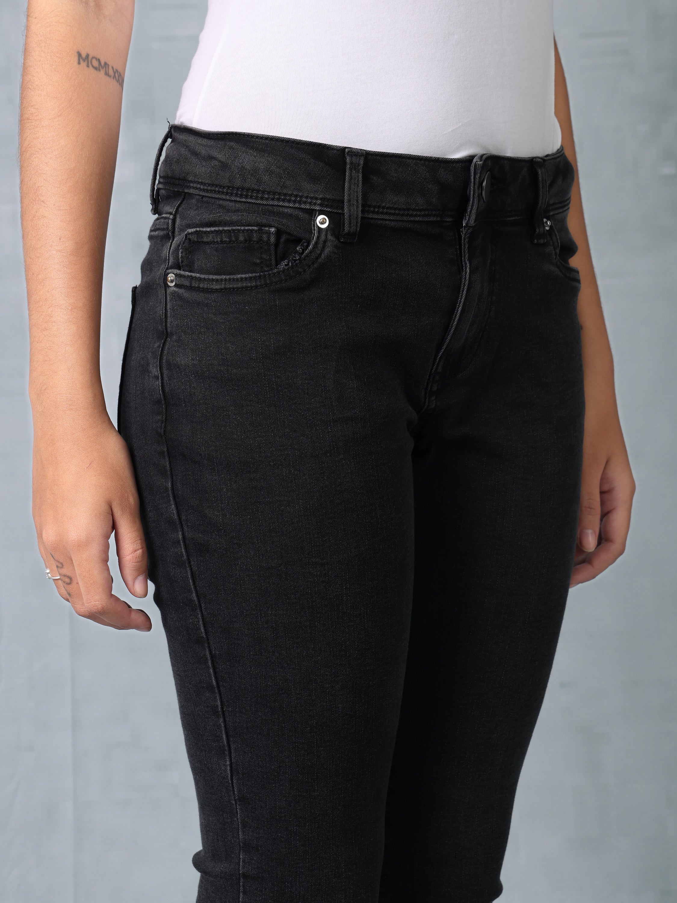 Women Black Bootcut jeans