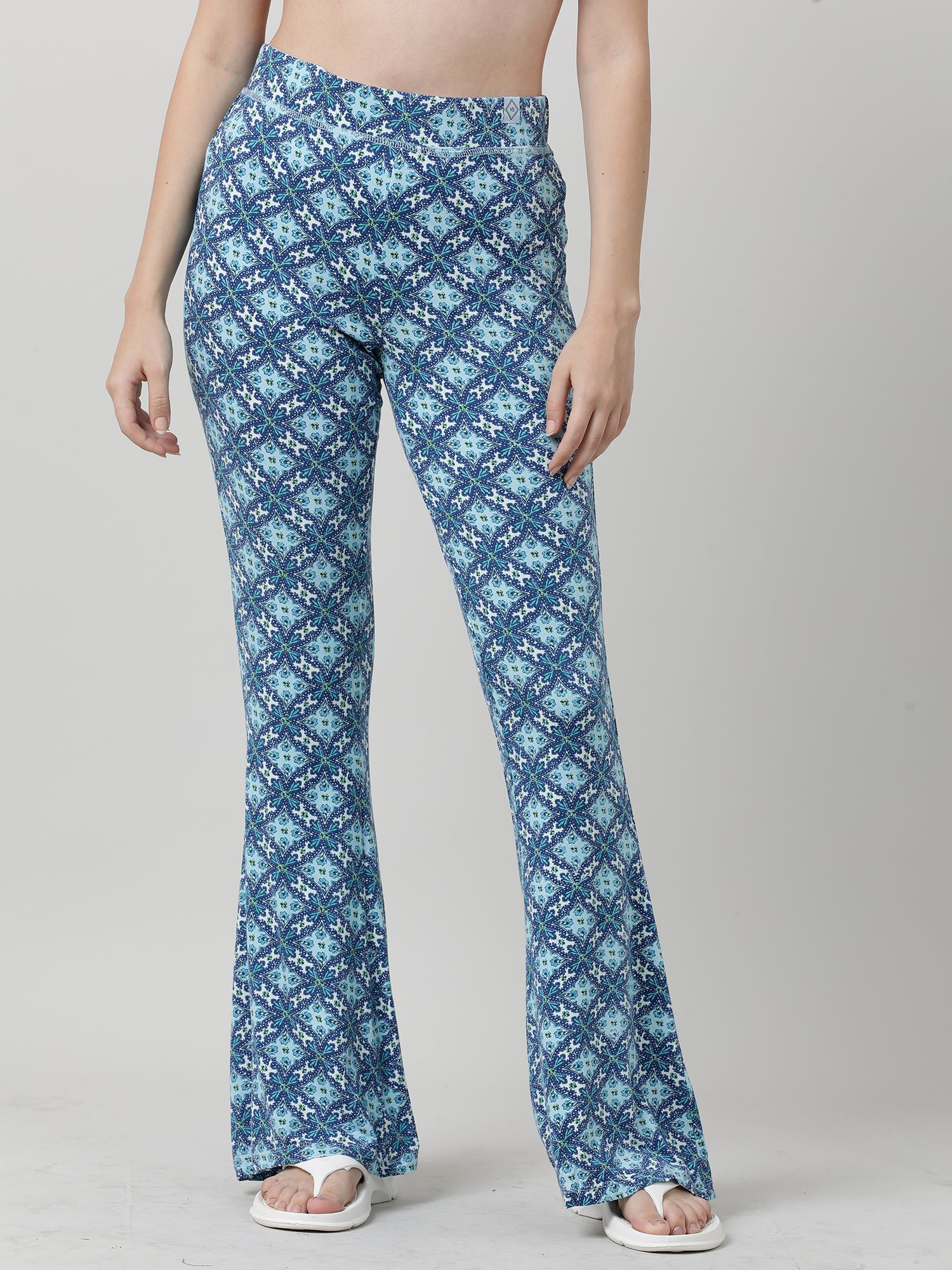 Women Printed Flared Lounge Pants