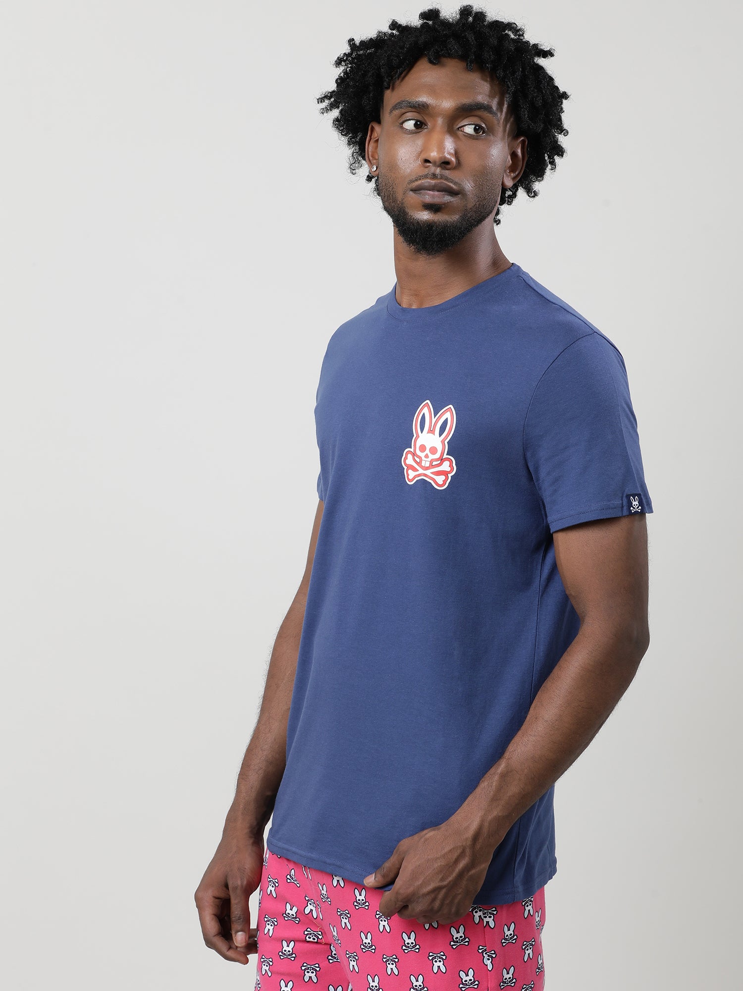 Navy Blue Regular Fit T shirt