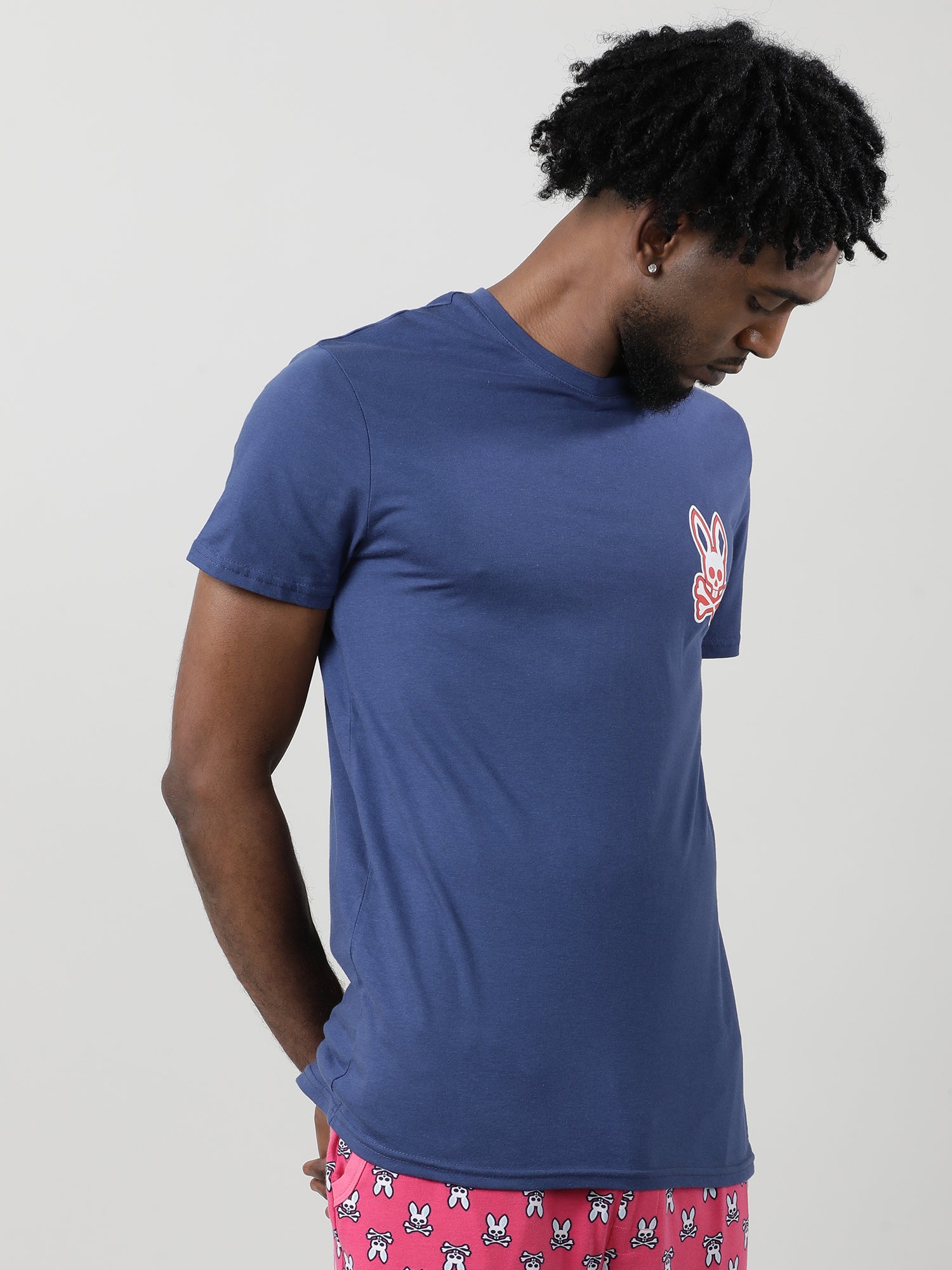 Navy Blue Regular Fit T shirt