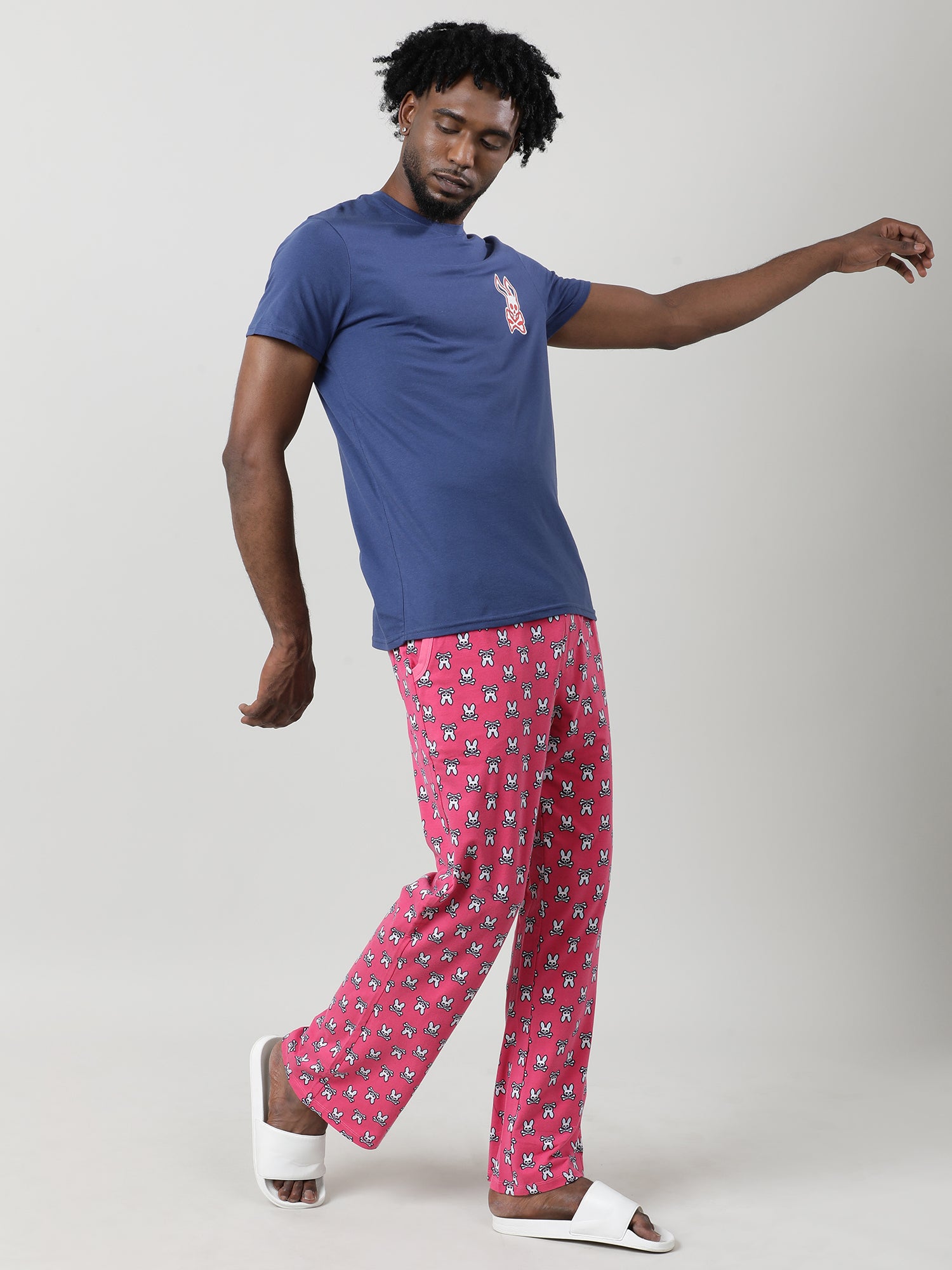 Navy Blue Regular Fit T shirt