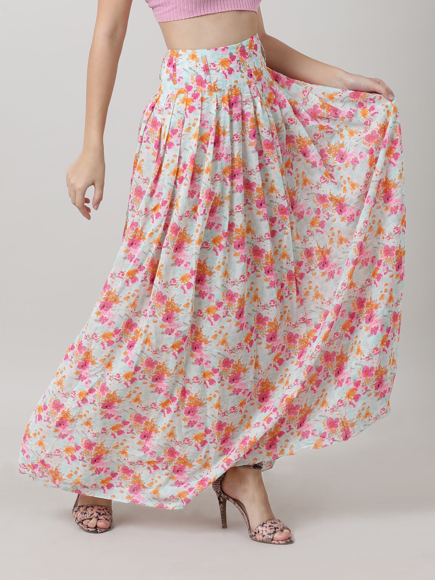 Women Floral Maxi Skirt – FYVA