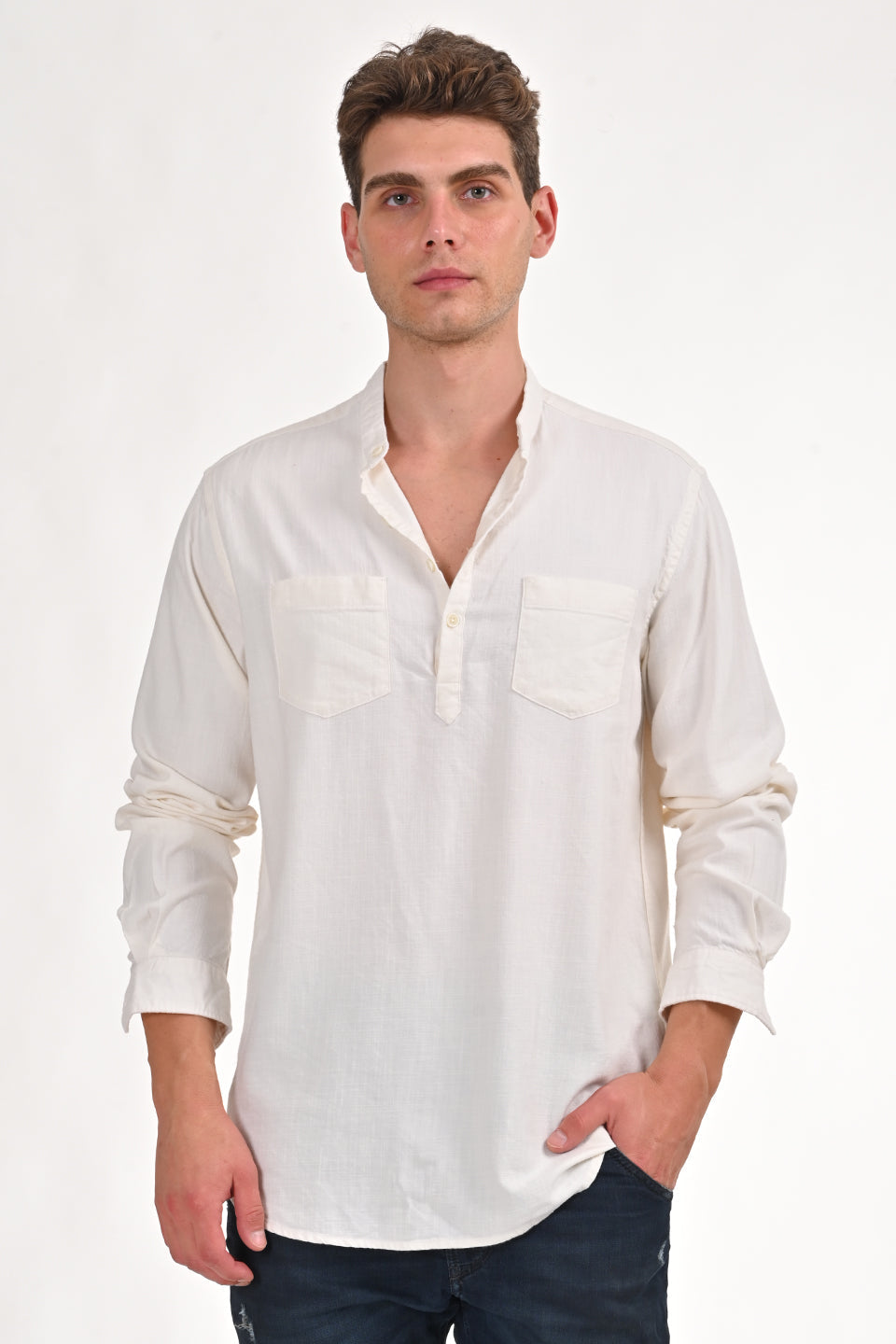 Men Cotton Viscose Kurta Shirt