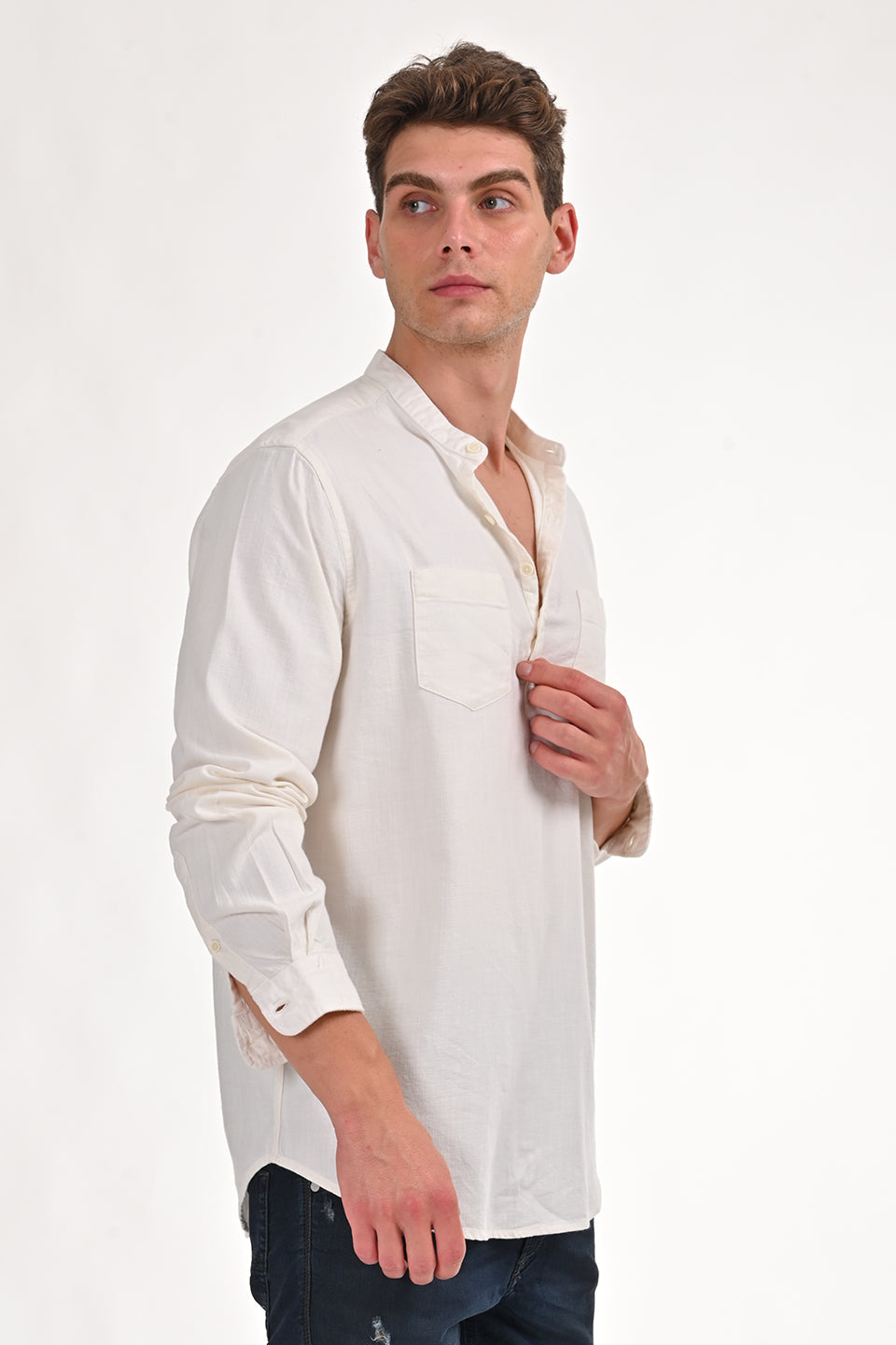 Men Cotton Viscose Kurta Shirt