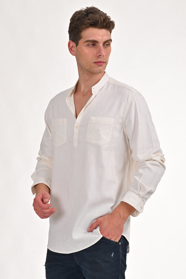 Men Cotton Viscose Kurta Shirt