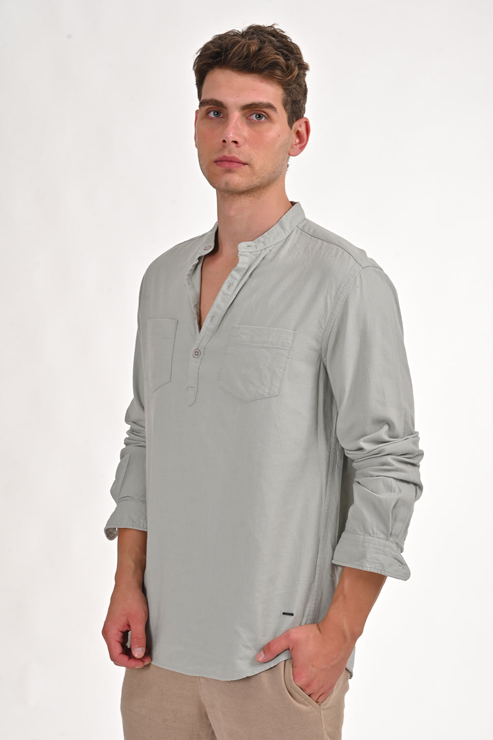 Men Cotton Viscose Kurta Shirt