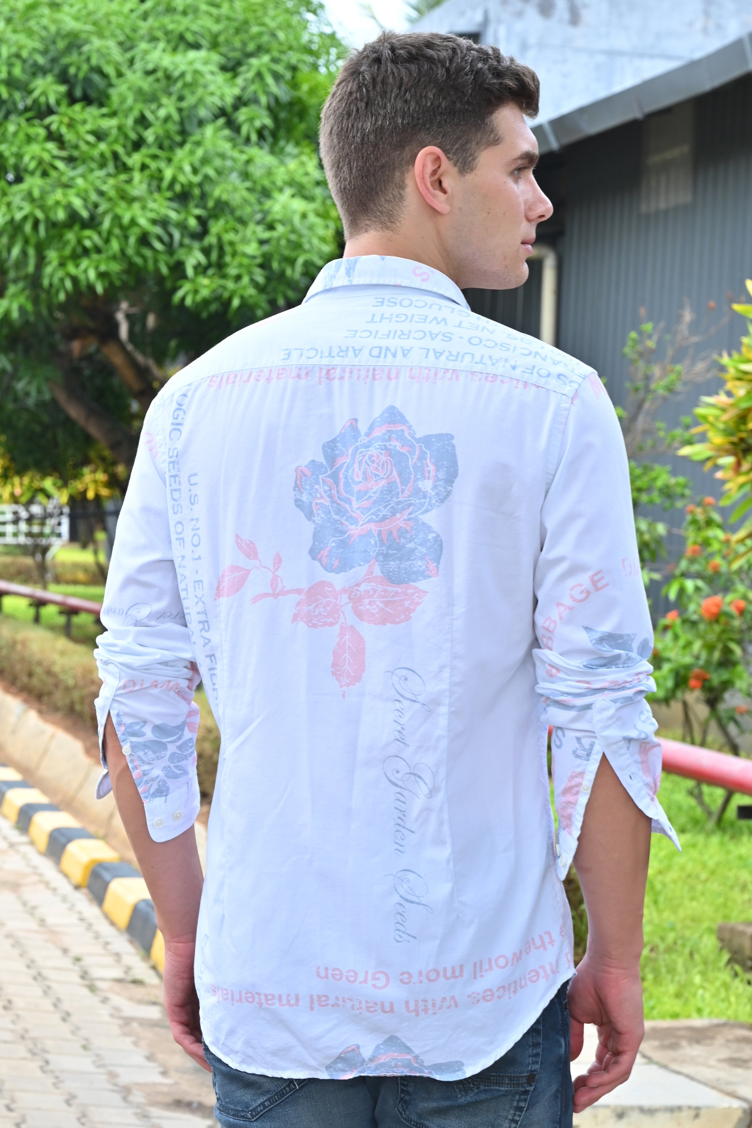Men Cotton Printed Shirts