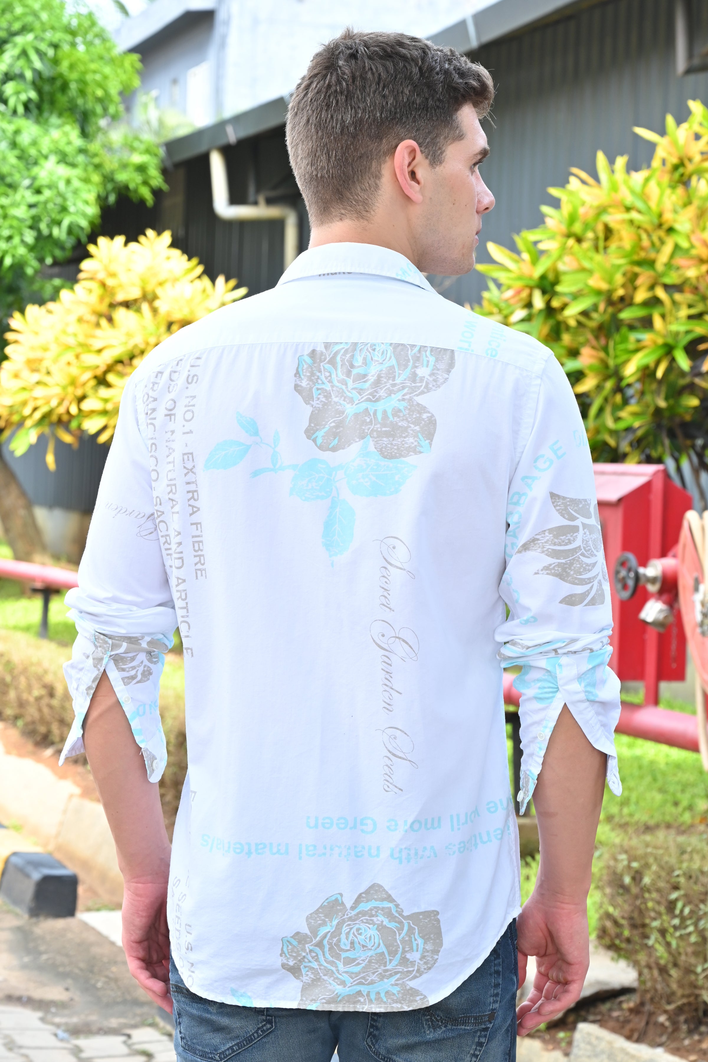 Men Cotton Printed Shirts
