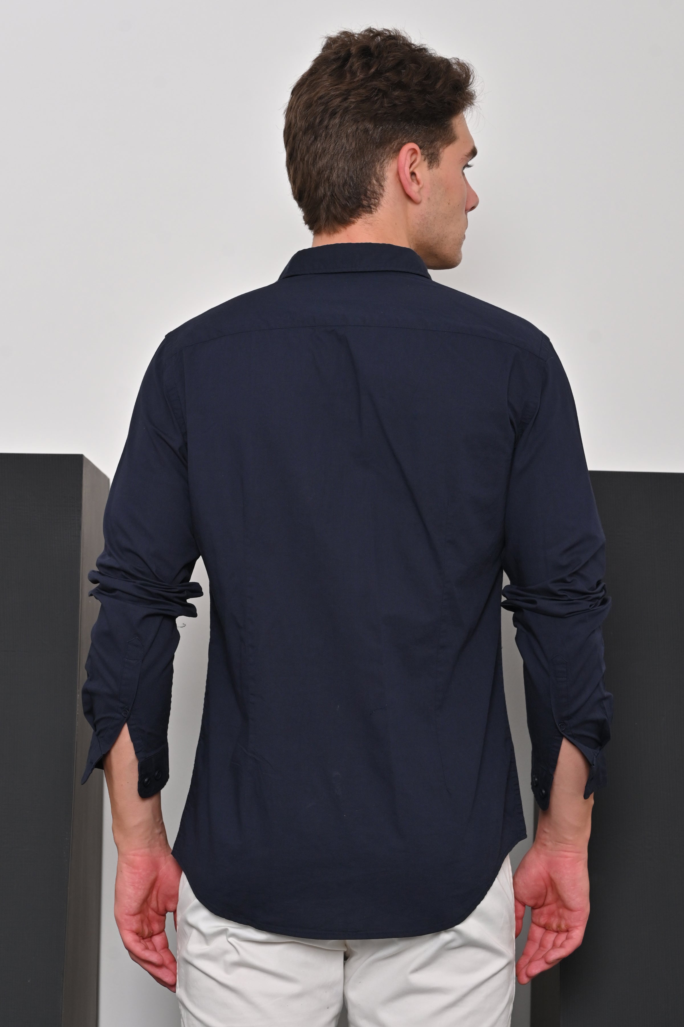 Men Textured Solid Kurta Shirt