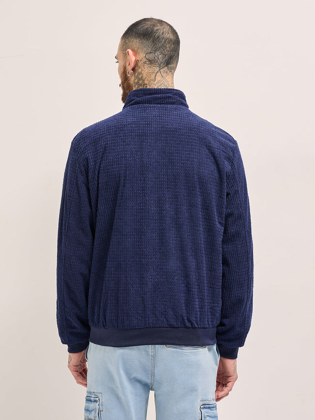 Men Classic Dark Blue Jacket