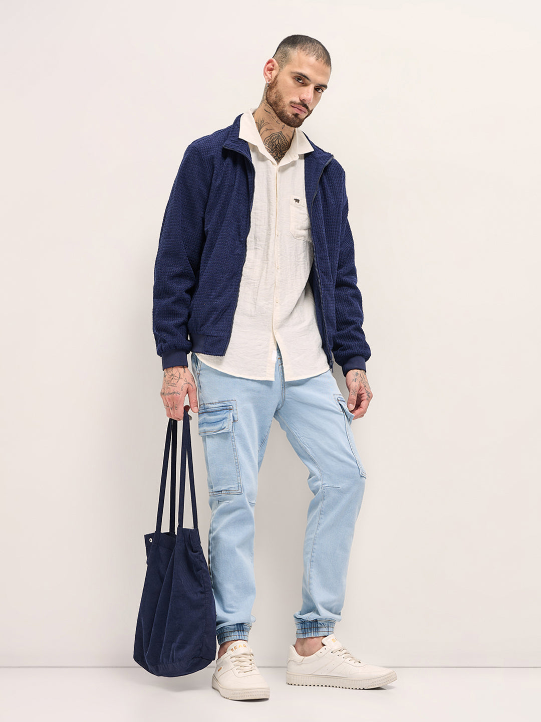 Men Classic Dark Blue Jacket